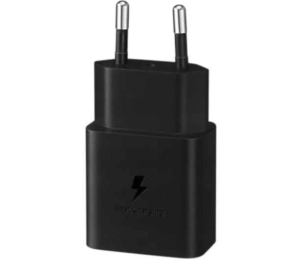 SAMSUNG Ladowarka sieciowa 1xUSB-C 15W EP-T1510 z kablem USB-C USB-C czarna - 738699 - zdjęcie 2